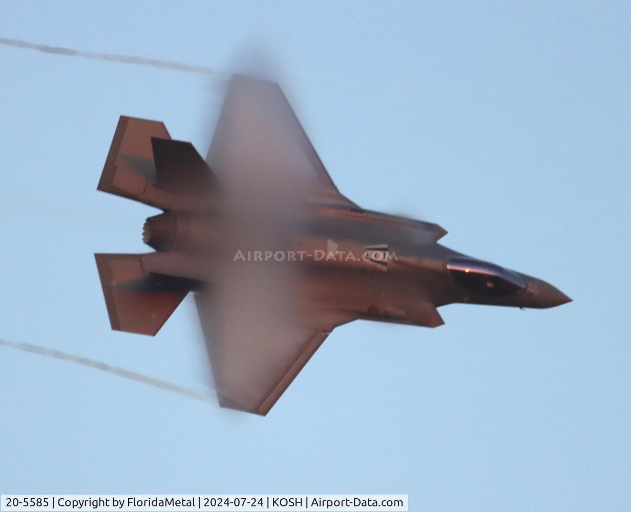 Aircraft 20-5585, 2020 Lockheed Martin F-35A Lightning II, c/n AF-345, USAF F-35A zx, at KOSH, photo by FloridaMetal
