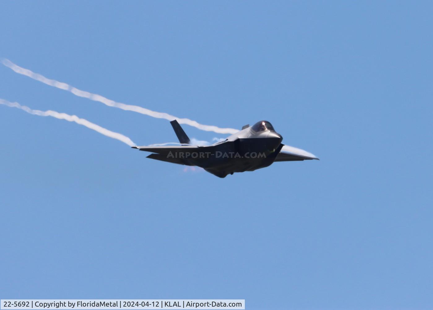 Aircraft 22-5692, 2022 Lockheed Martin F-35A Lightning, c/n AF-393, Sun N Fun 2024 zx LAL, at KLAL, photo by FloridaMetal