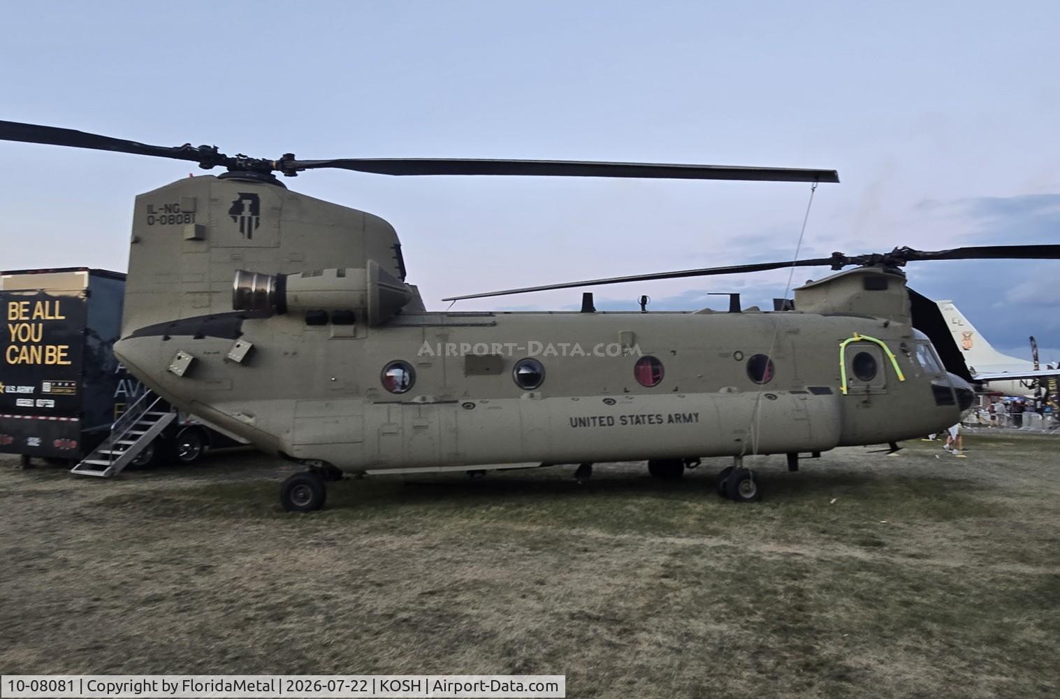 Aircraft 10-08081, 1967 Boeing CH-47F, c/n M8081, US Army CH-47F zx, at KOSH, photo by FloridaMetal