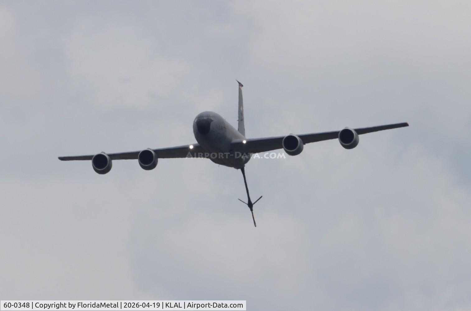 Aircraft 60-0348, 1960 Boeing KC-135R Stratotanker, c/n 18123, USAF KC-135R zx, at KLAL, photo by FloridaMetal