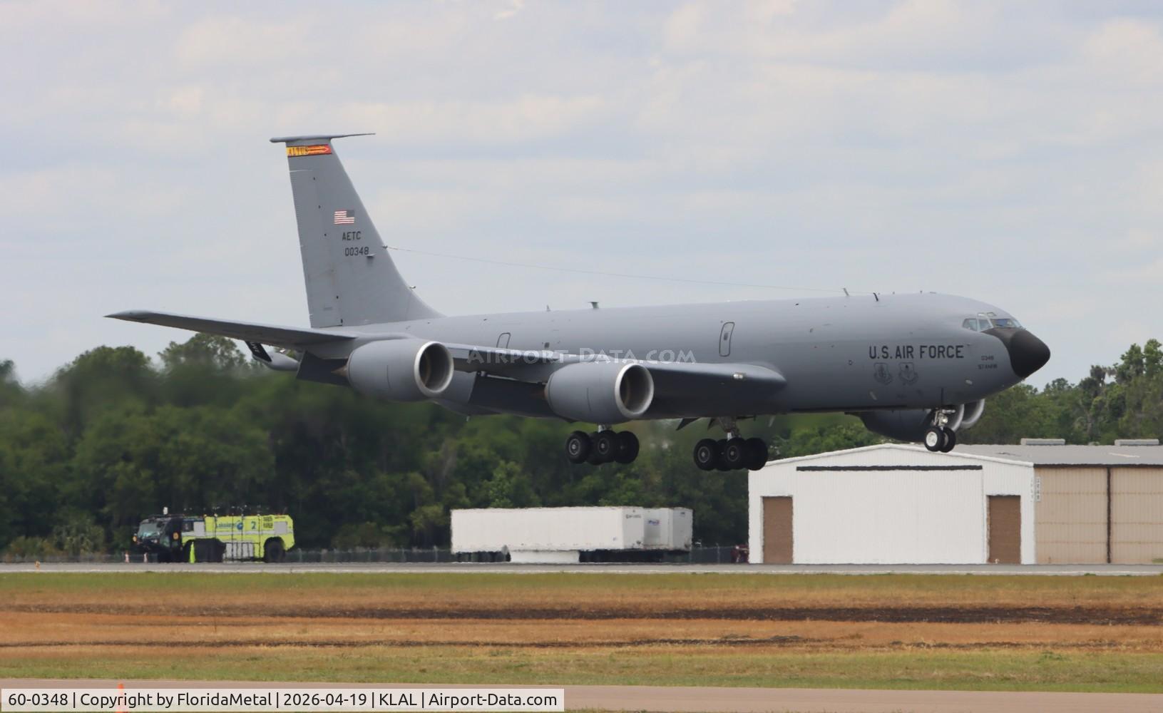 Aircraft 60-0348, 1960 Boeing KC-135R Stratotanker, c/n 18123, USAF KC-135R zx, at KLAL, photo by FloridaMetal