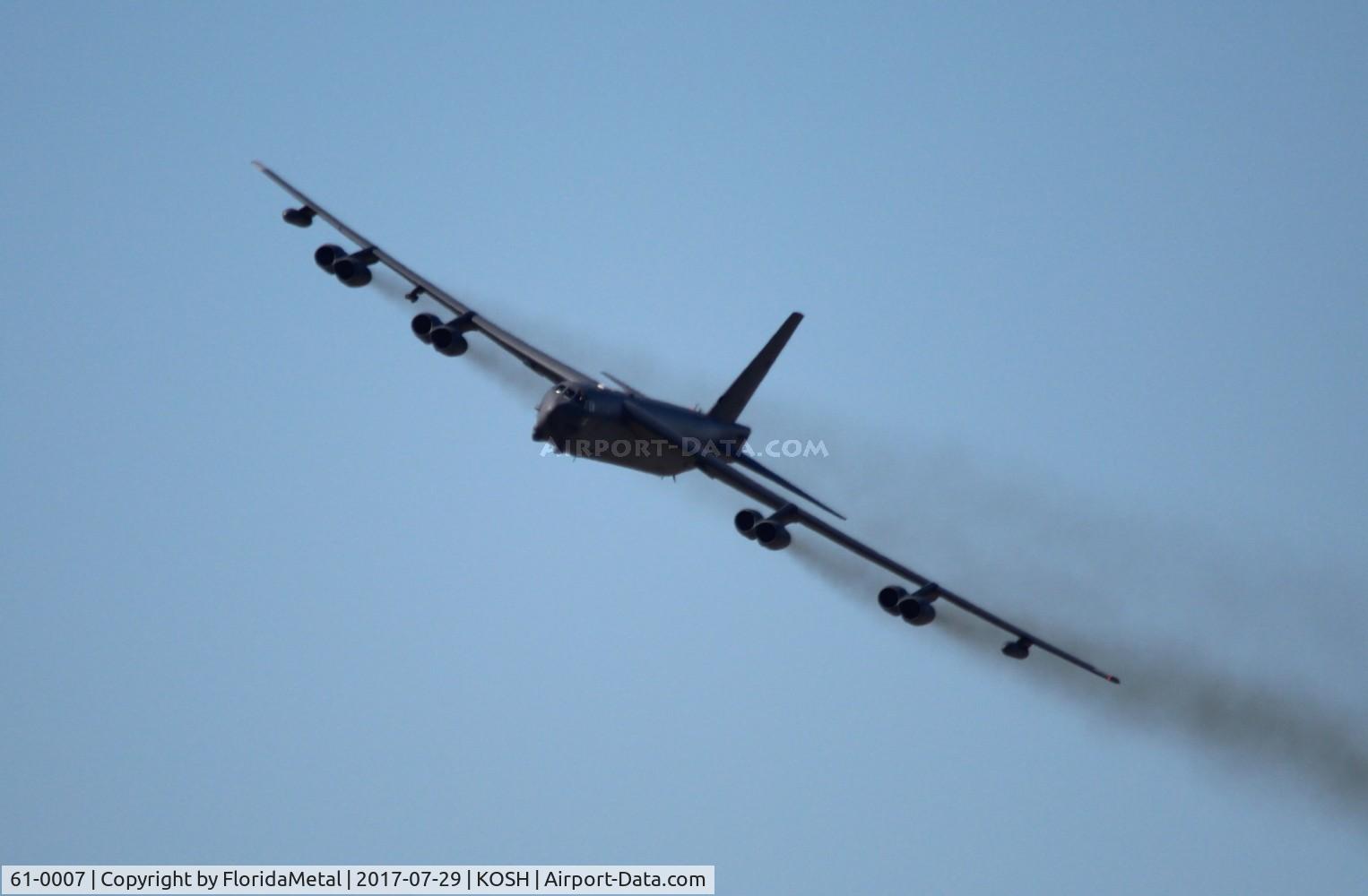 Aircraft 61-0007, 1961 Boeing B-52H Stratofortress, c/n 464434, OSH 2017 zx, at KOSH, photo by FloridaMetal