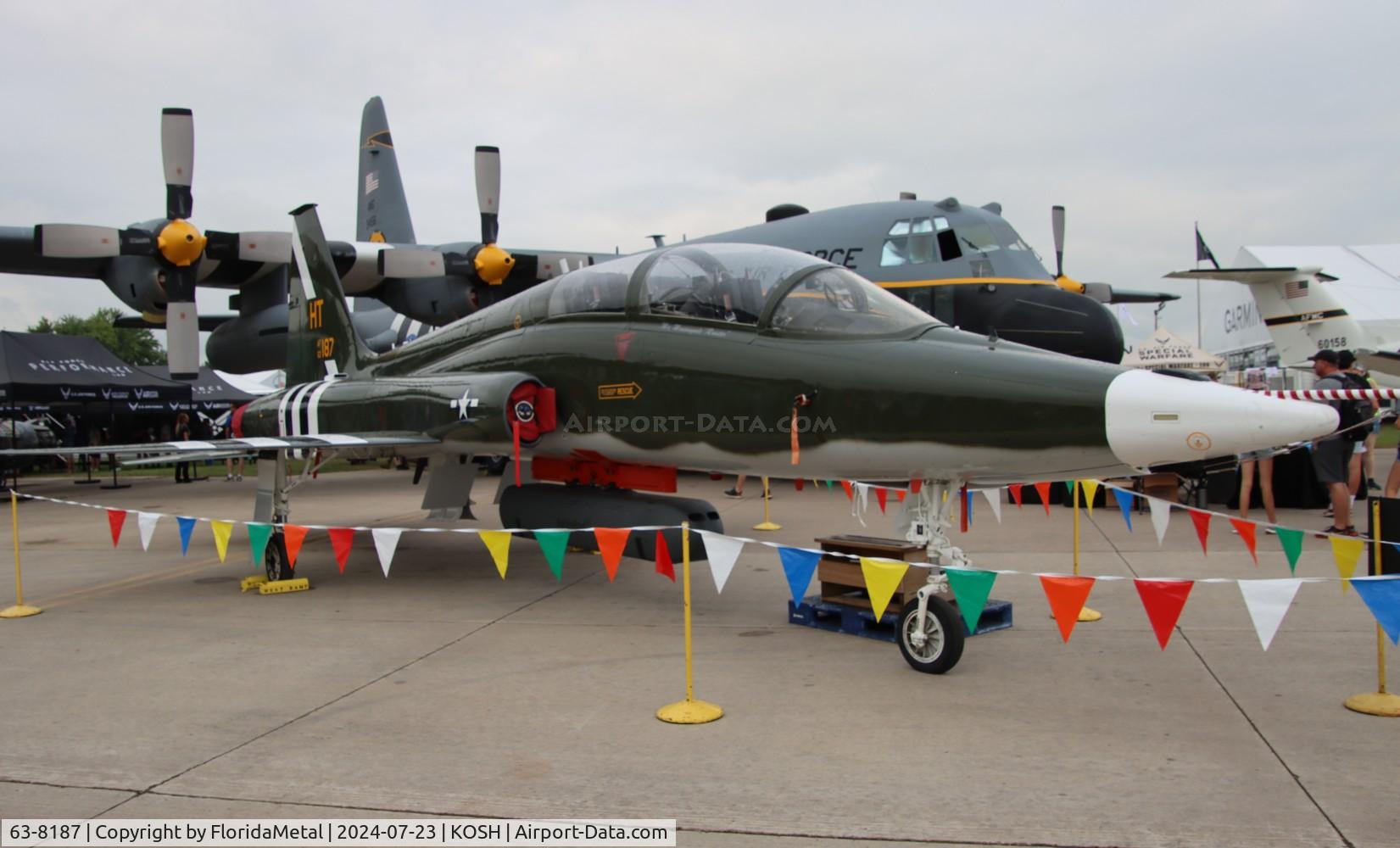 Aircraft 63-8187, 1963 Northrop AT-38B Talon, c/n N.5534, OSH 2024 zx, at KOSH, photo by FloridaMetal