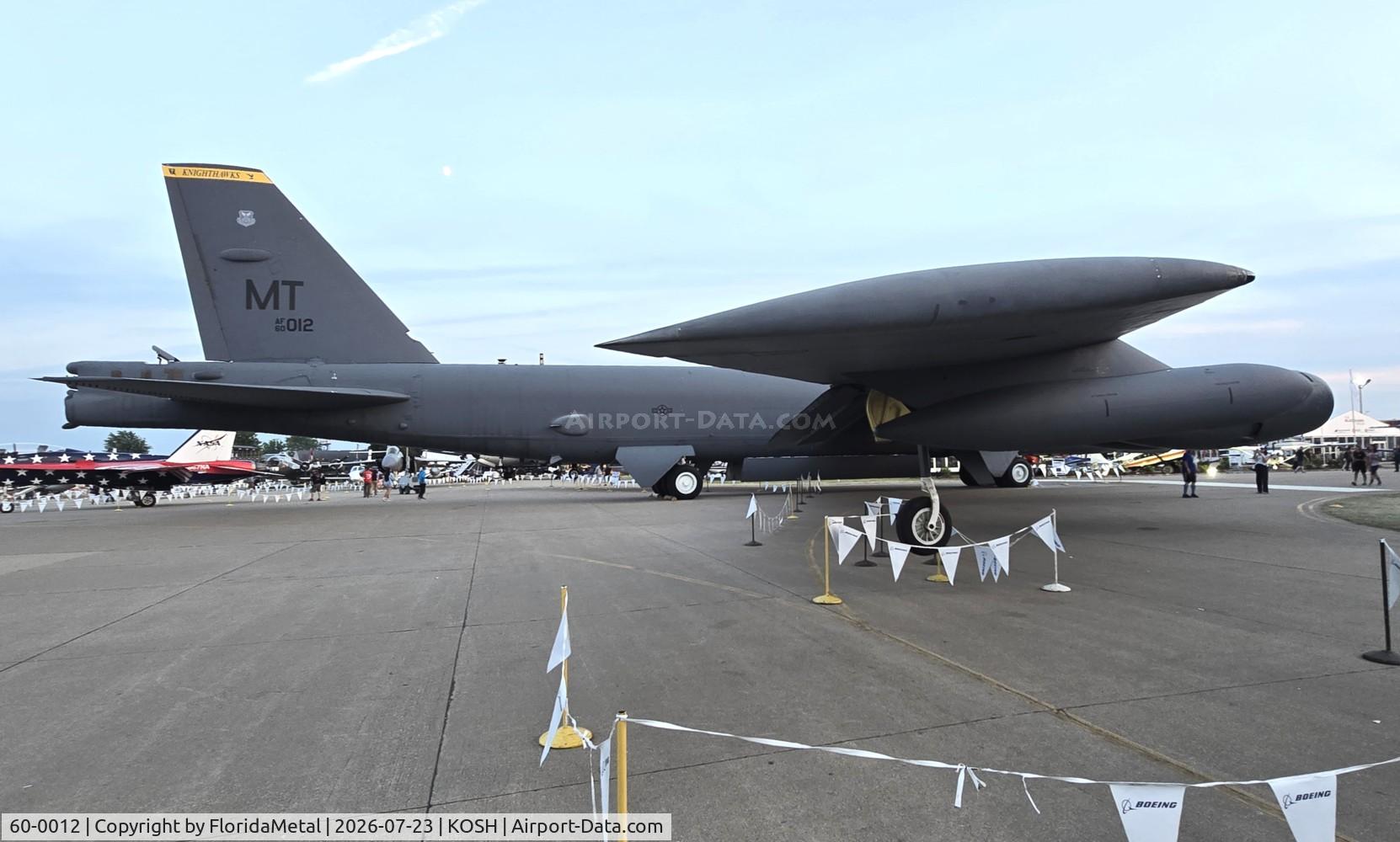 Aircraft 60-0012, 1960 Boeing B-52H Stratofortress, c/n 464377, B-52H zx, at KOSH, photo by FloridaMetal