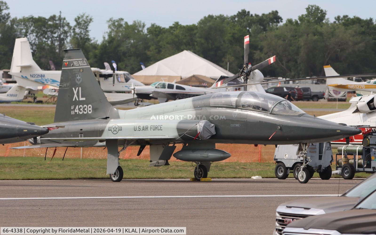 Aircraft 66-4338, 1966 Northrop T-38C Talon, c/n N.5914, USAF T-38C zx, at KLAL, photo by FloridaMetal