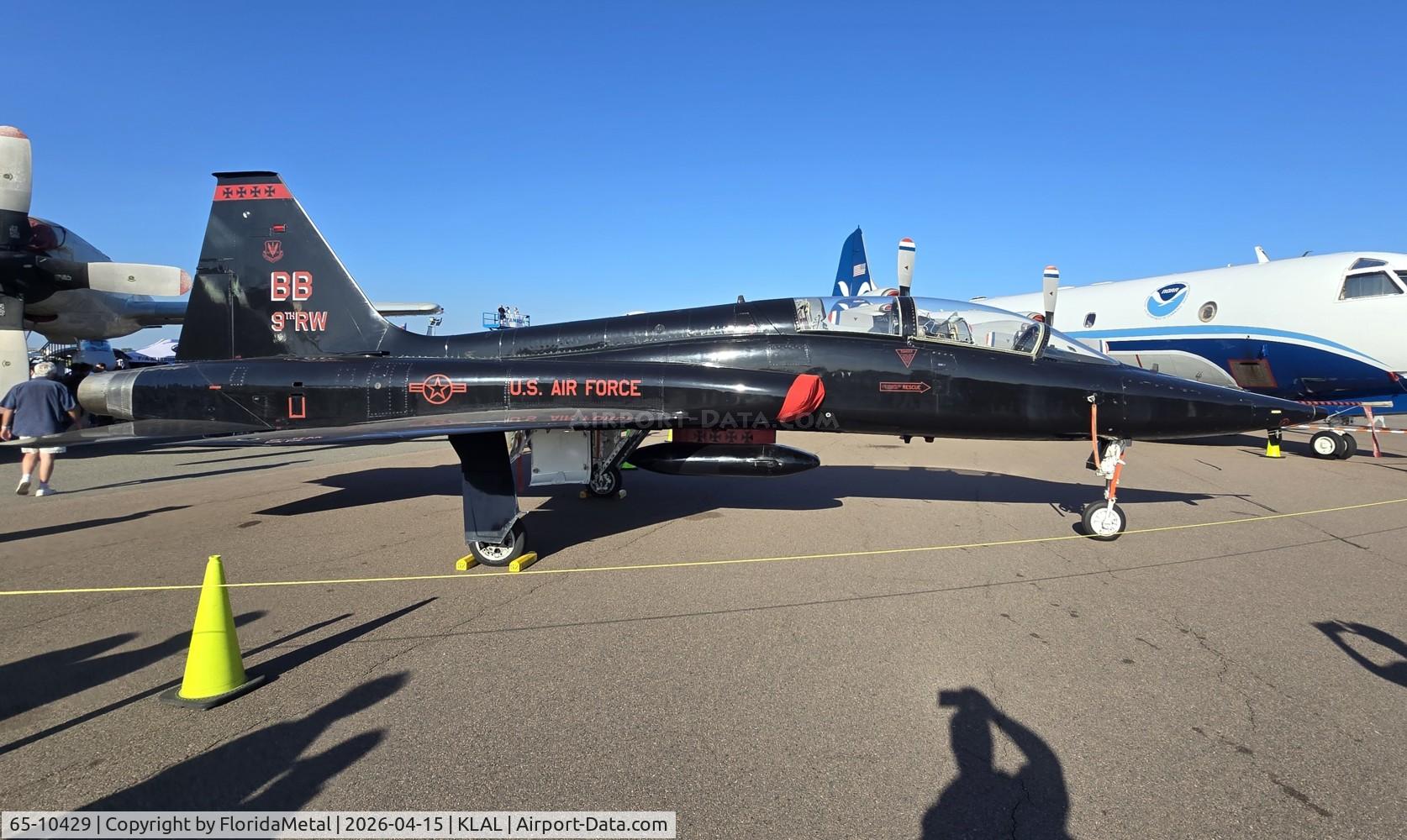 Aircraft 65-10429, 1965 Northrop T-38A-60-NO Talon, c/n N.5848, USAF T-38A zx, at KLAL, photo by FloridaMetal