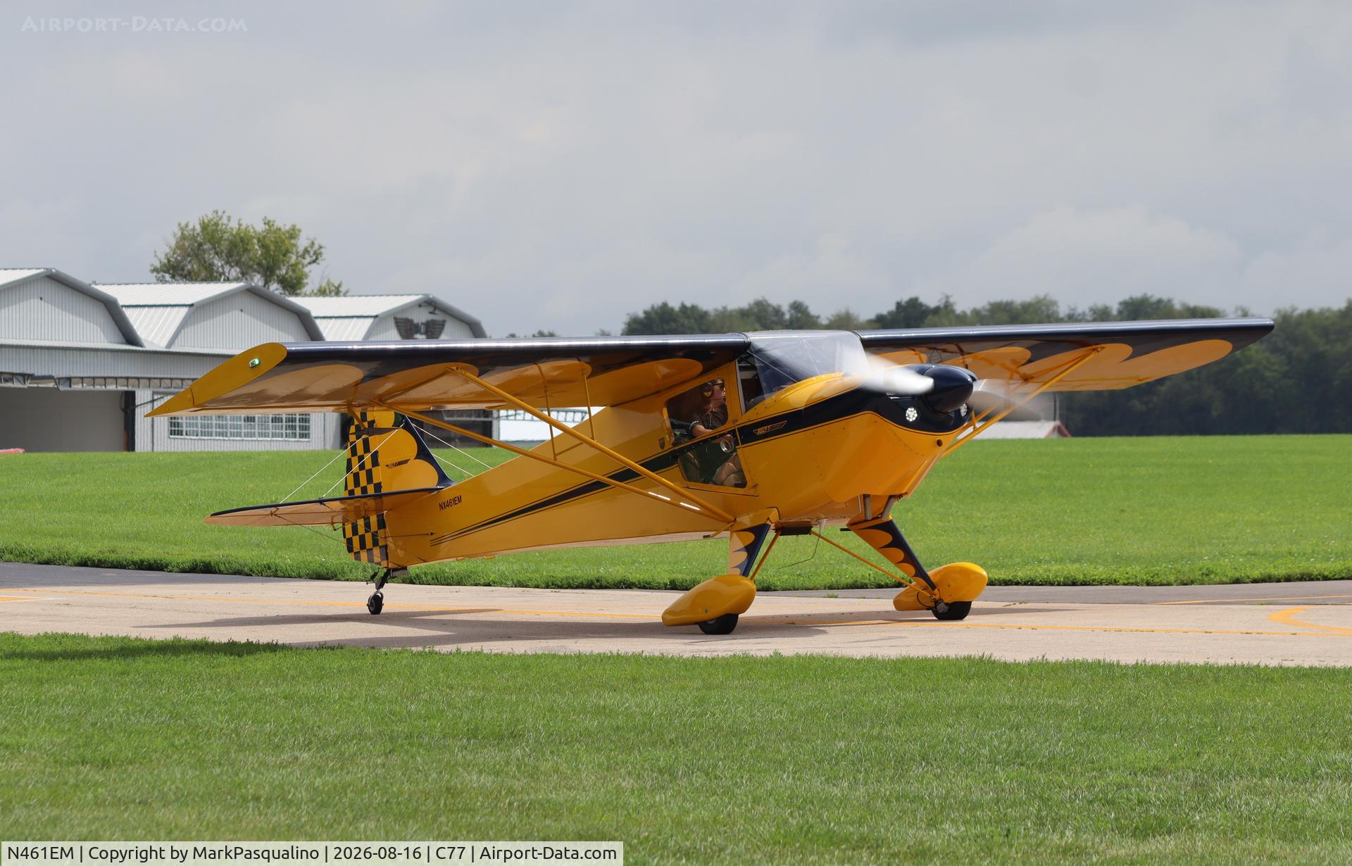 Aircraft N461EM, 2021 Minnis Bully T, c/n 7399, Bully T, at C77, photo by MarkPasqualino