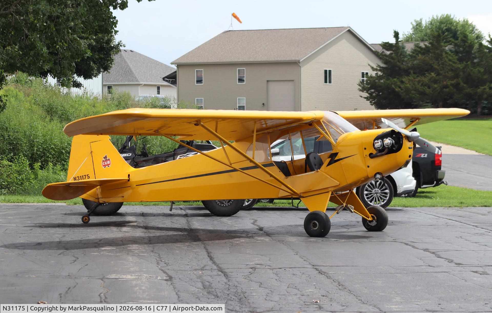 Aircraft N31175, 1940 Piper J3F-65, c/n 5383, Piper J3F-65, at C77, photo by MarkPasqualino