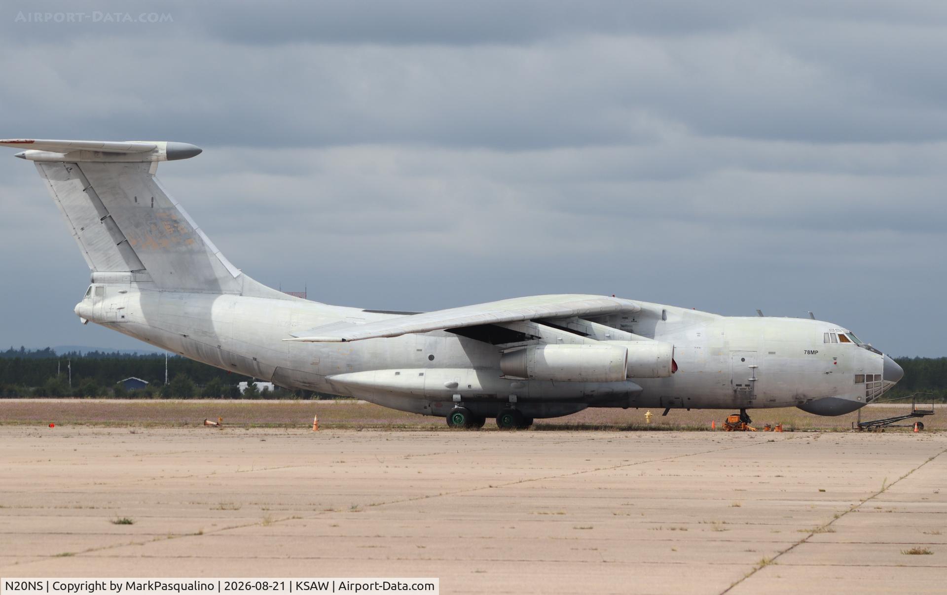 Aircraft N20NS, 1988 Ilyushin IL 78, c/n 0083485558, Ilyushin IL78, at KSAW, photo by MarkPasqualino