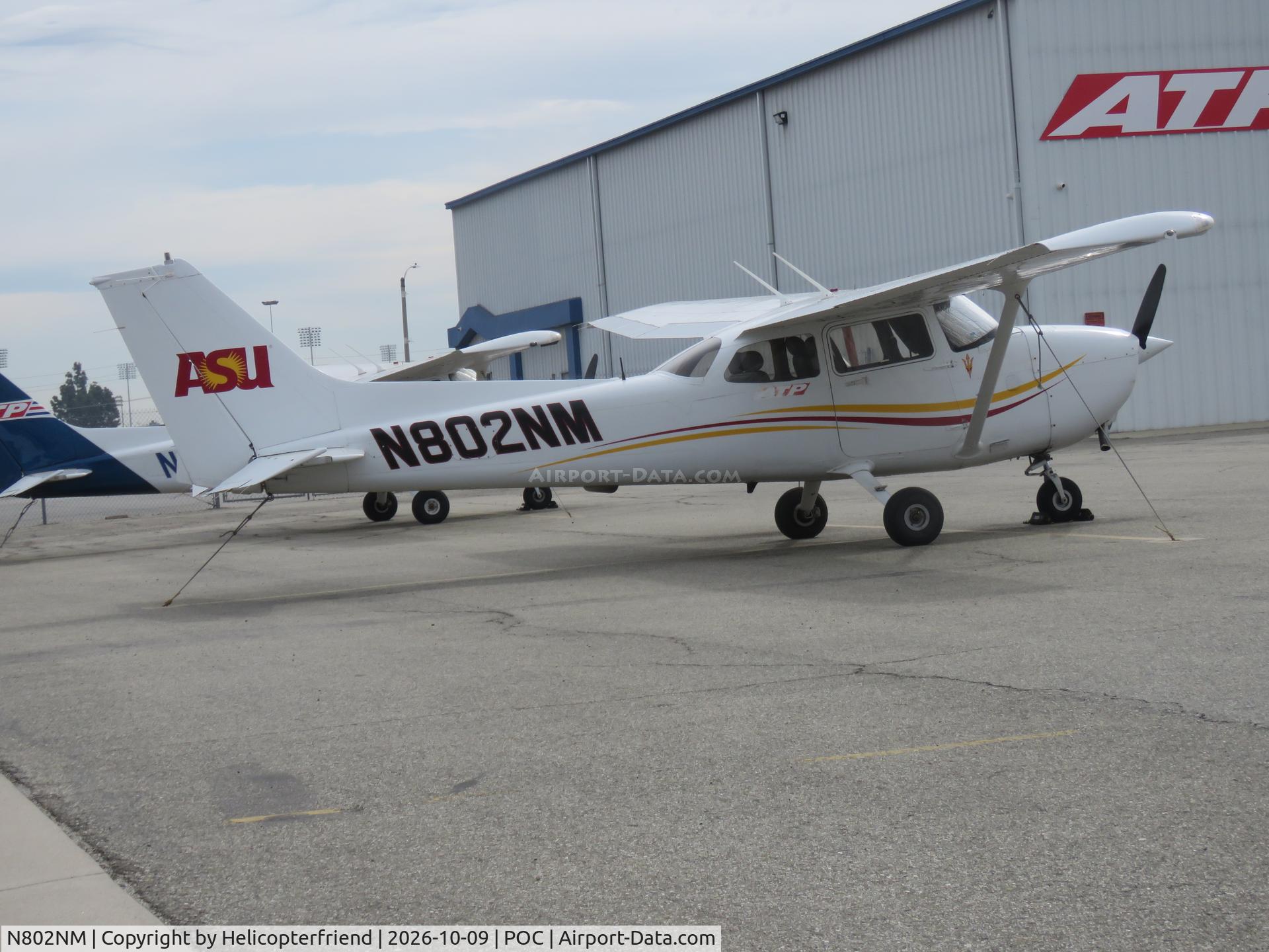 Aircraft N802NM, 2006 Cessna 172S, c/n 172S10312, Parked, at POC, photo by Helicopterfriend