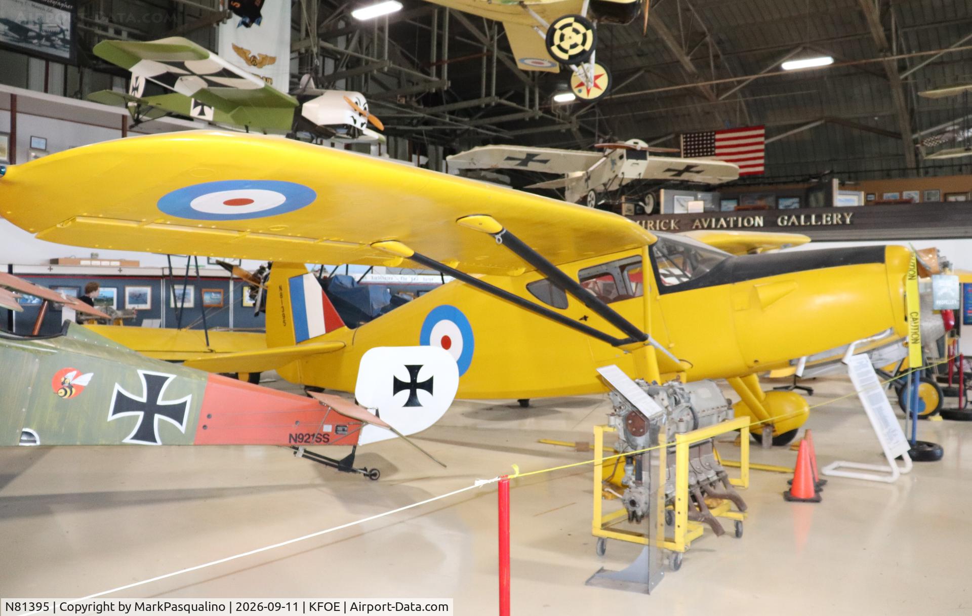 Aircraft N81395, 1946 Fairchild 24W-46, c/n W46295, Fairchild 24W-46, at KFOE, photo by MarkPasqualino