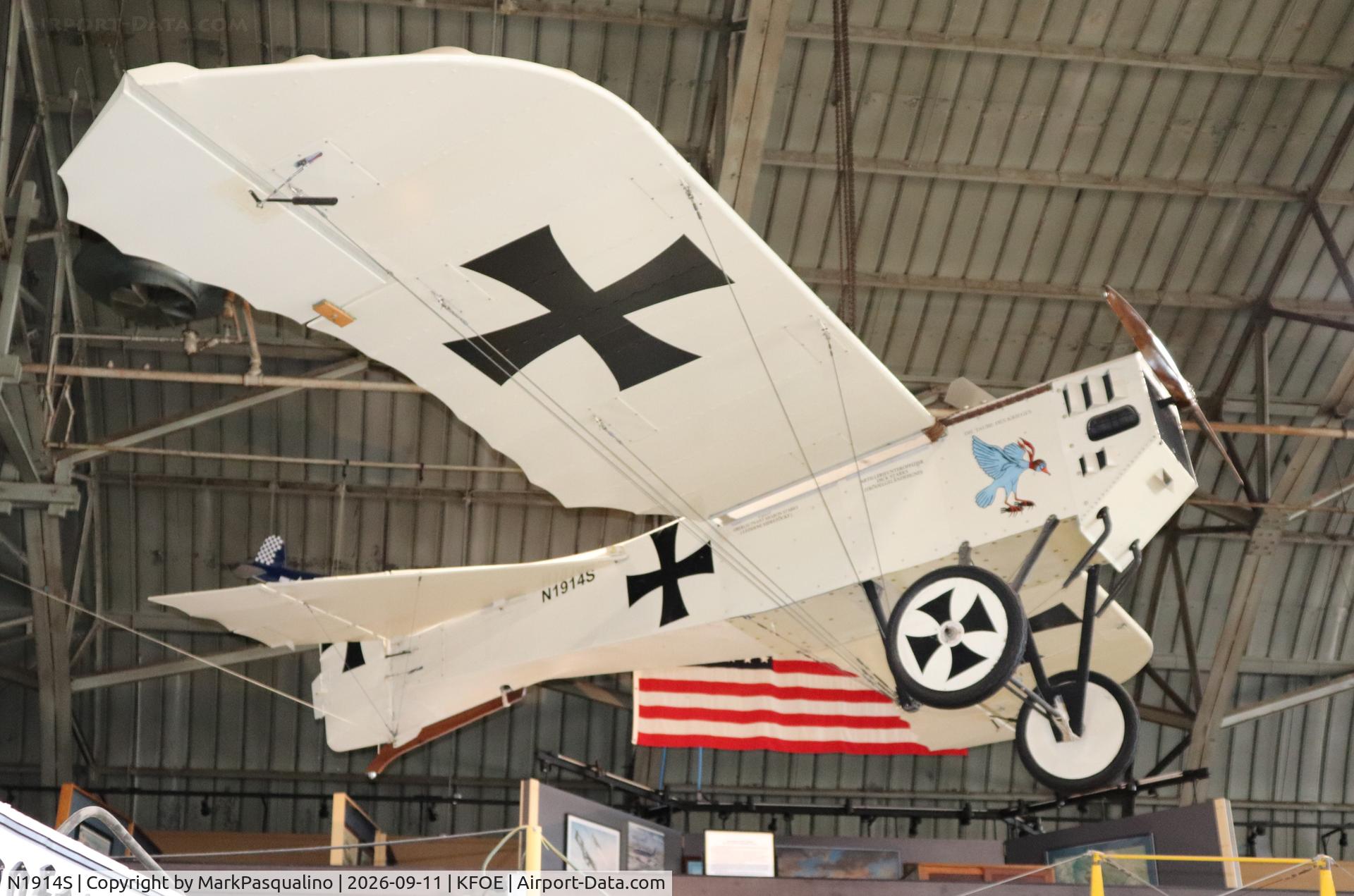 Aircraft N1914S, 2003 Etrich Taube Taube, c/n 001, Taube (Replica), at KFOE, photo by MarkPasqualino