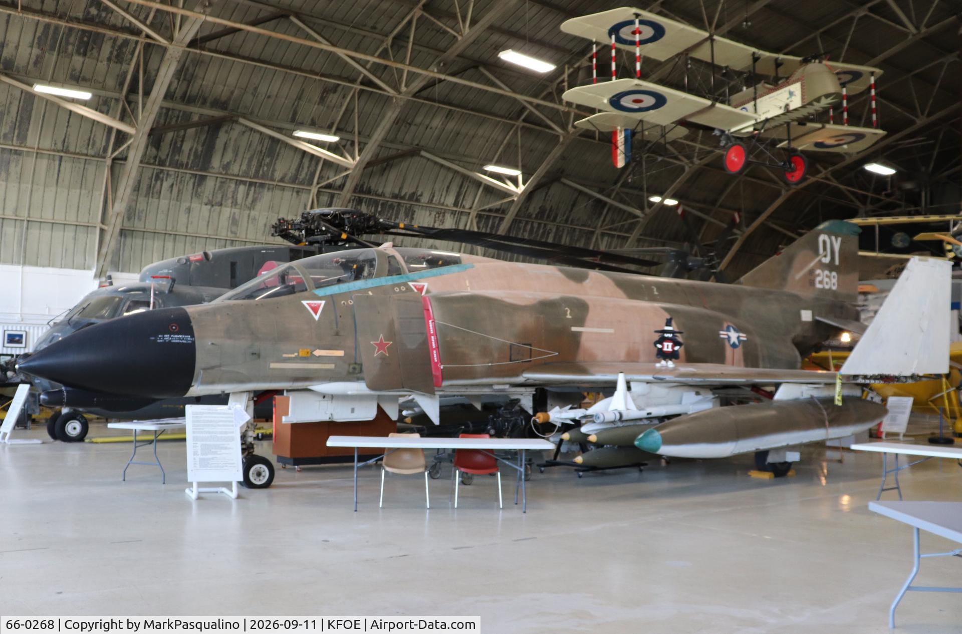 Aircraft 66-0268, 1966 McDonnell F-4D Phantom II, c/n 1935, McDonnell F-4D Phantom II, at KFOE, photo by MarkPasqualino