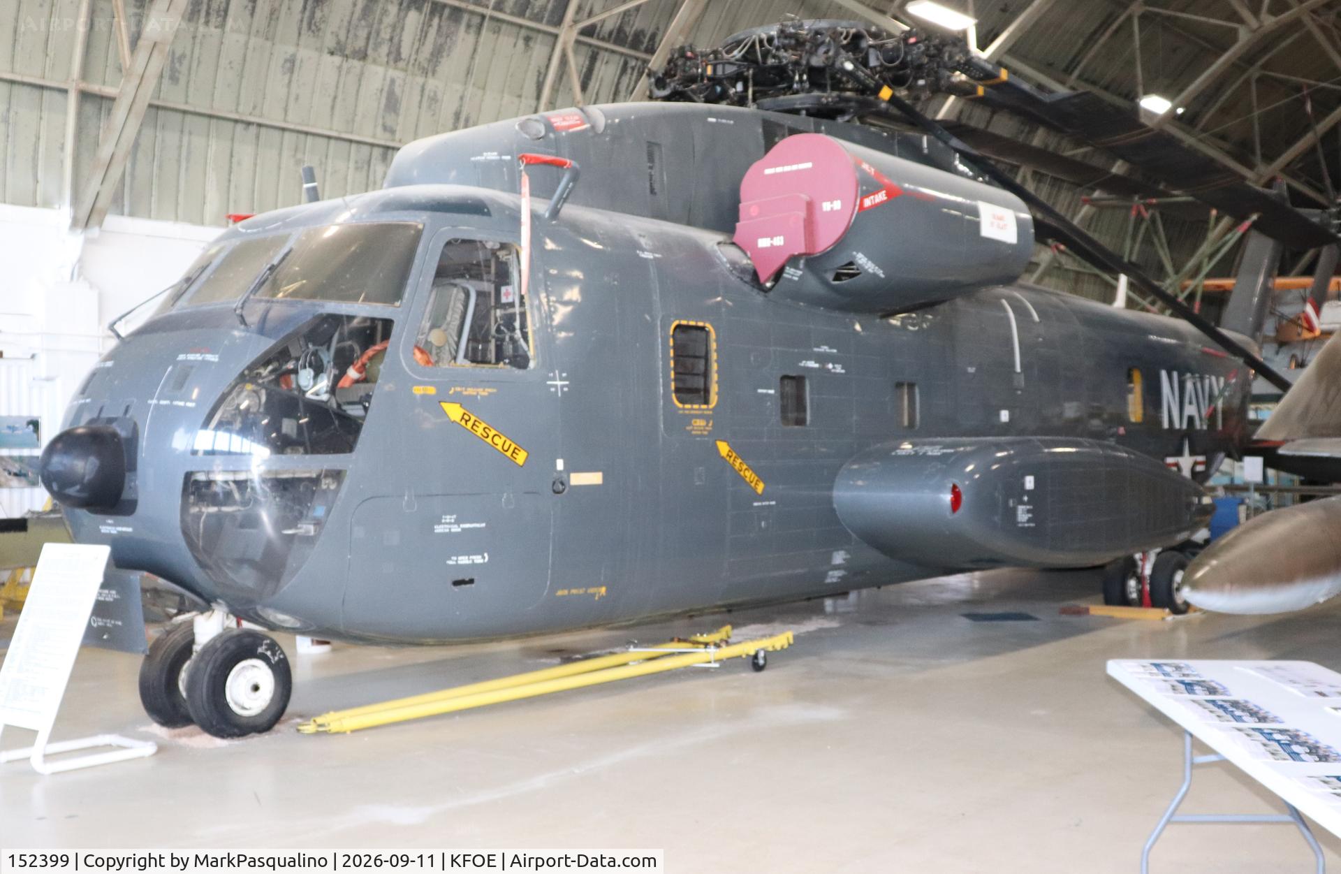 Aircraft 152399, Sikorsky CH-53A Sea Stallion, c/n 65-026, Sikorsky CH-53A Sea Stallion, at KFOE, photo by MarkPasqualino