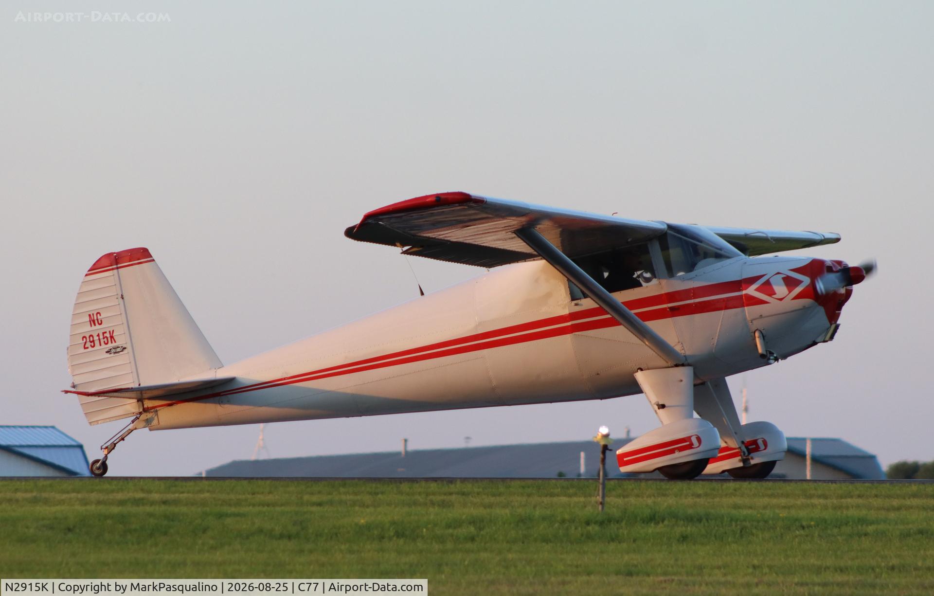 Aircraft N2915K, 1947 Luscombe 8A, c/n 5642, Luscombe 8A, at C77, photo by MarkPasqualino