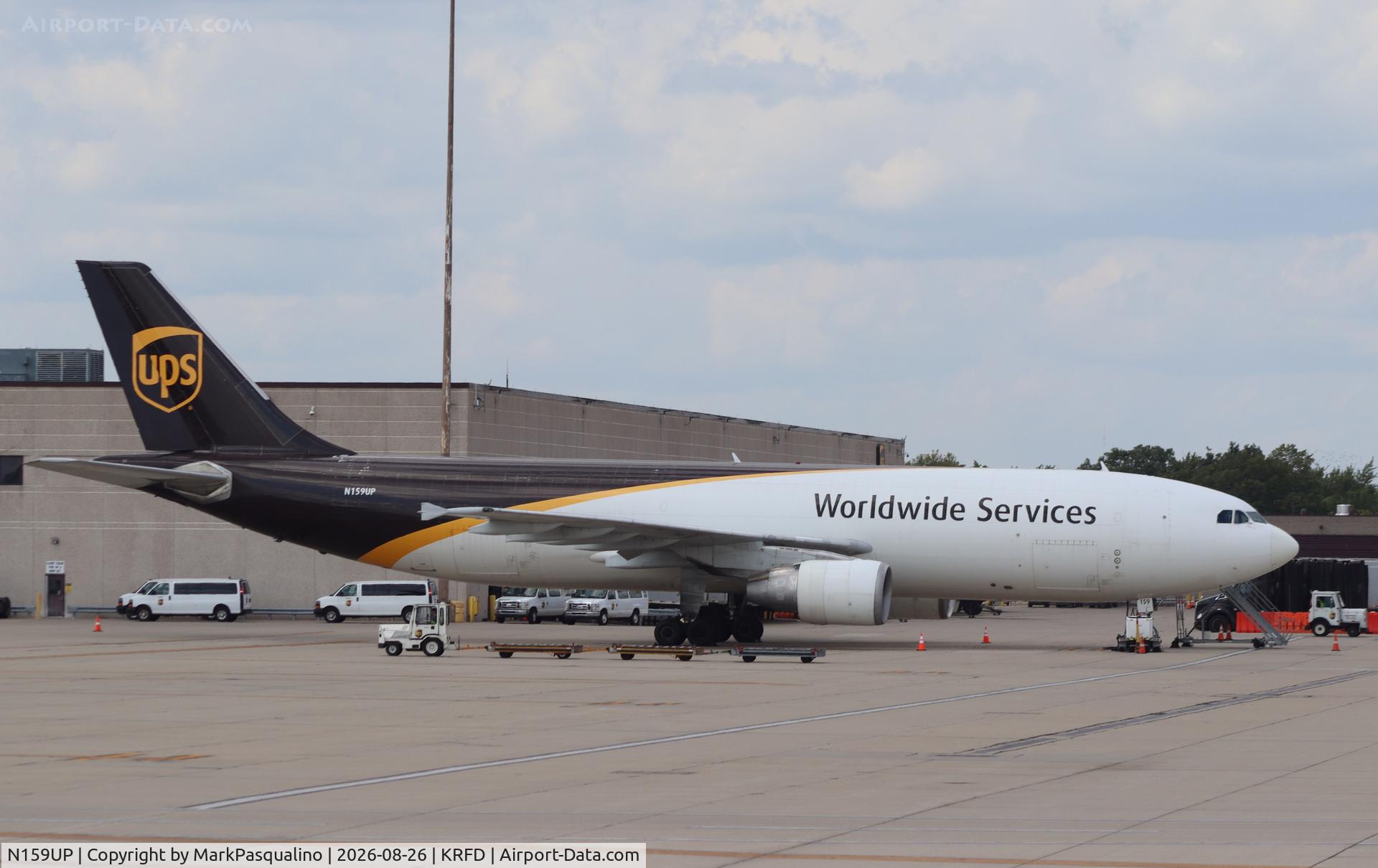 Aircraft N159UP, 2004 Airbus A300F4-622R, c/n 0848, Airbus A300F4-622R, at KRFD, photo by MarkPasqualino
