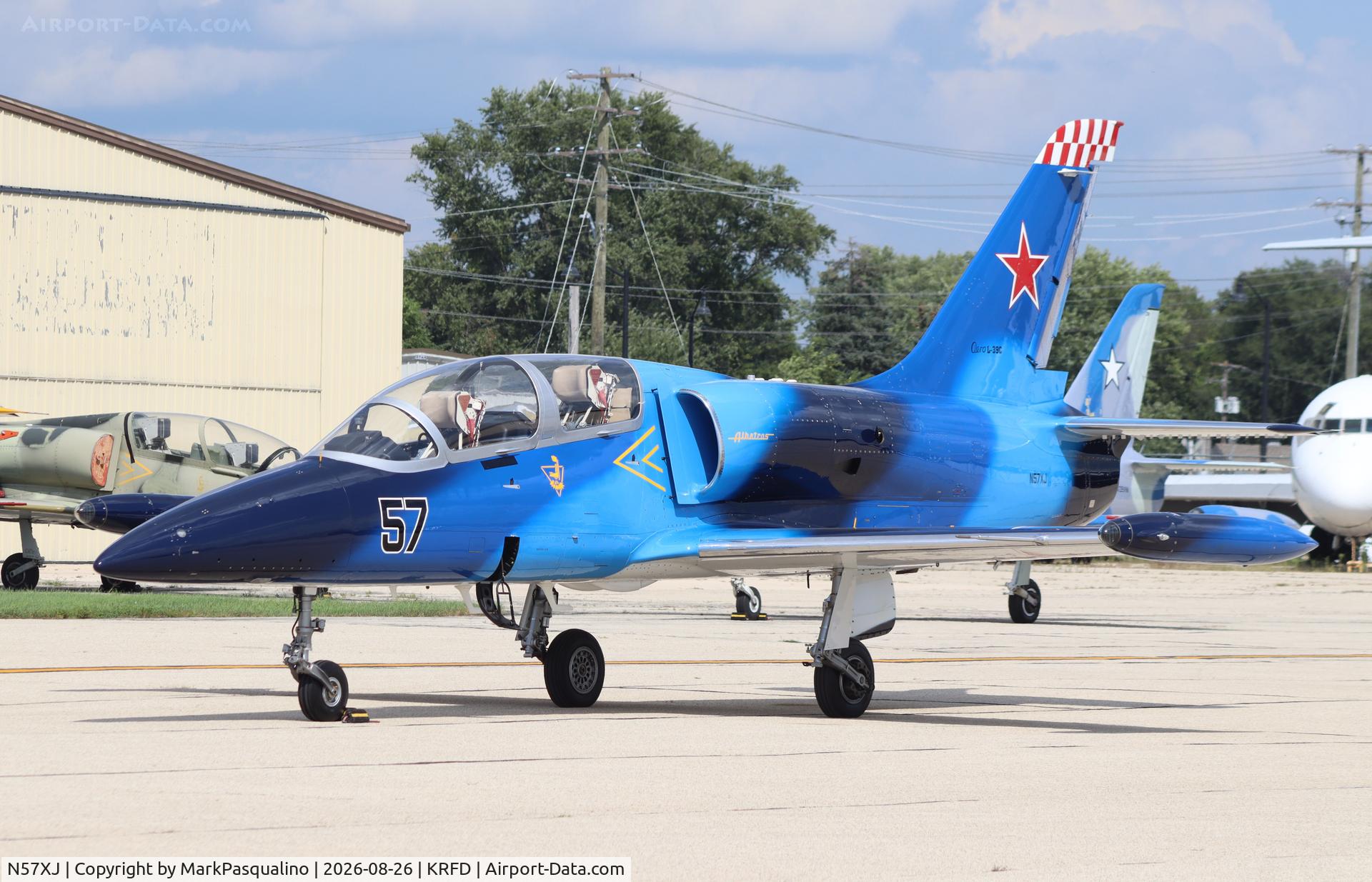 Aircraft N57XJ, 1984 Aero L-39C Albatros, c/n 432827, Aero L-39C, at KRFD, photo by MarkPasqualino