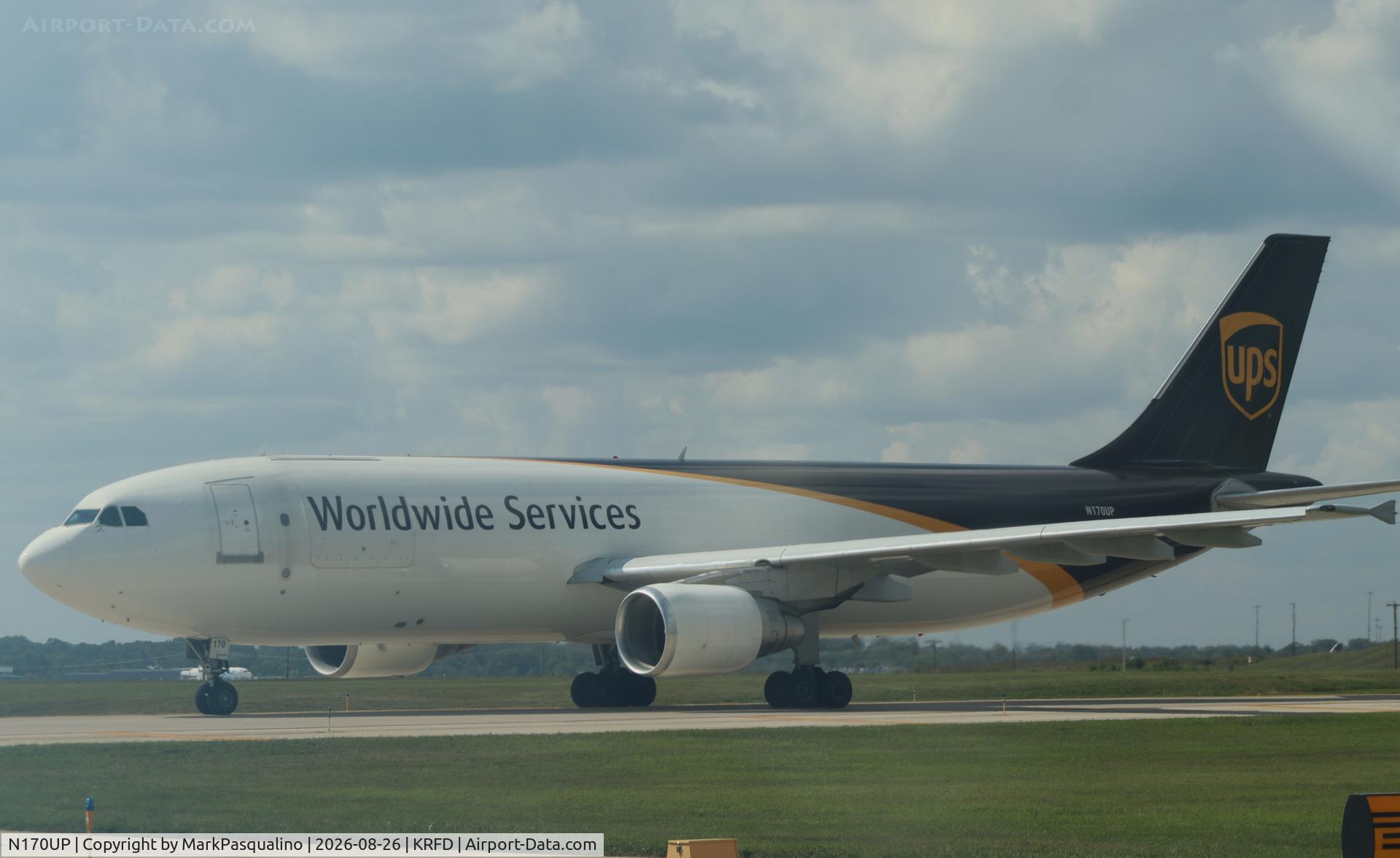 Aircraft N170UP, 2006 Airbus A300F4-622R, c/n 0865, Airbus A300F4-622R, at KRFD, photo by MarkPasqualino