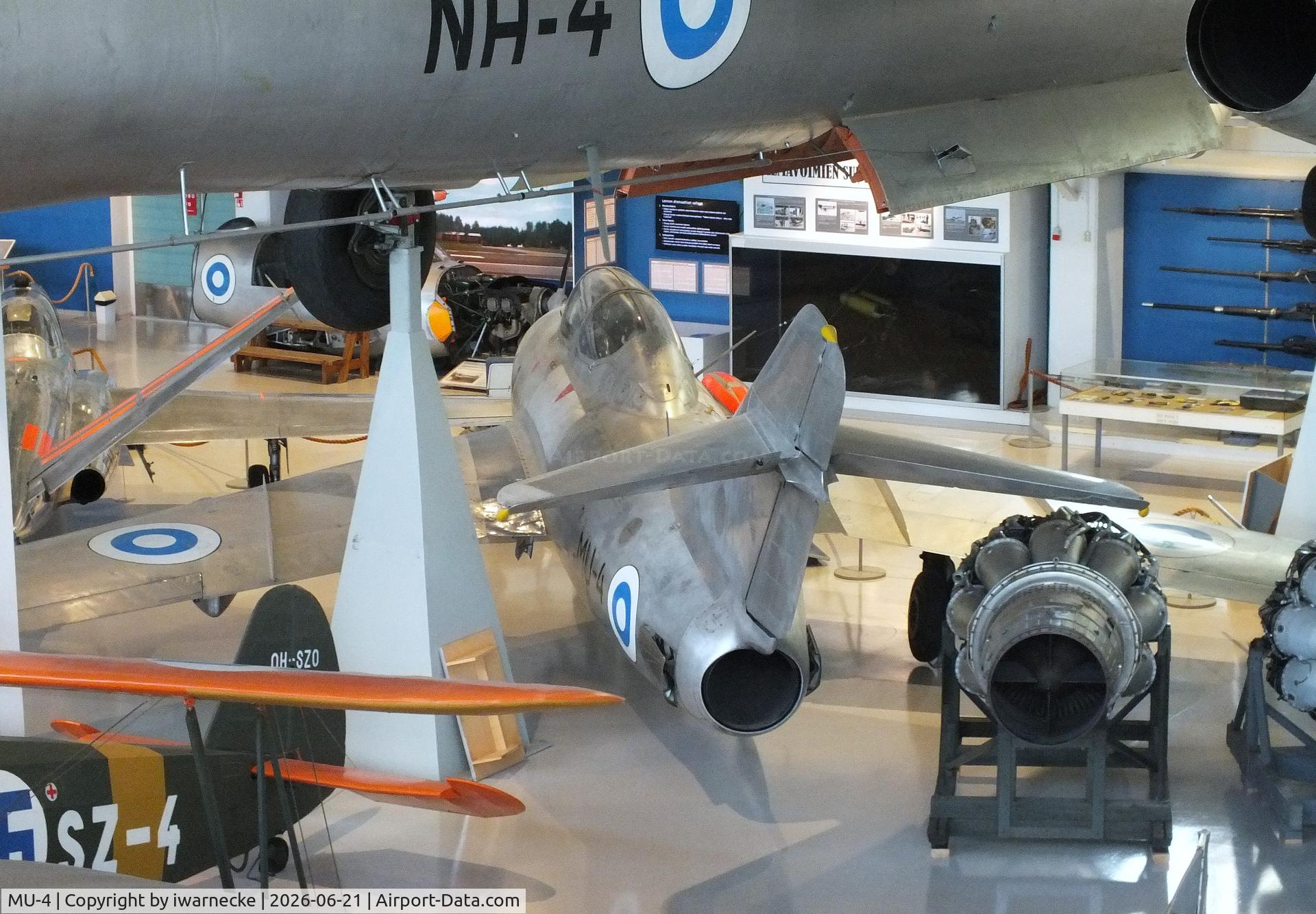 Aircraft MU-4, Aero CS-102 (MiG-15UTI), c/n 722375, Aero CS-102 (MiG-15UTI) MIDGET at the Suomen Ilmavoimamuseo (Finnish Air Force Museum, formerly known as Keski-Suomen Ilmailumuseo / Aviation Museum of Central Finland), Jyväskylä-Tikkakoski, photo by iwarnecke