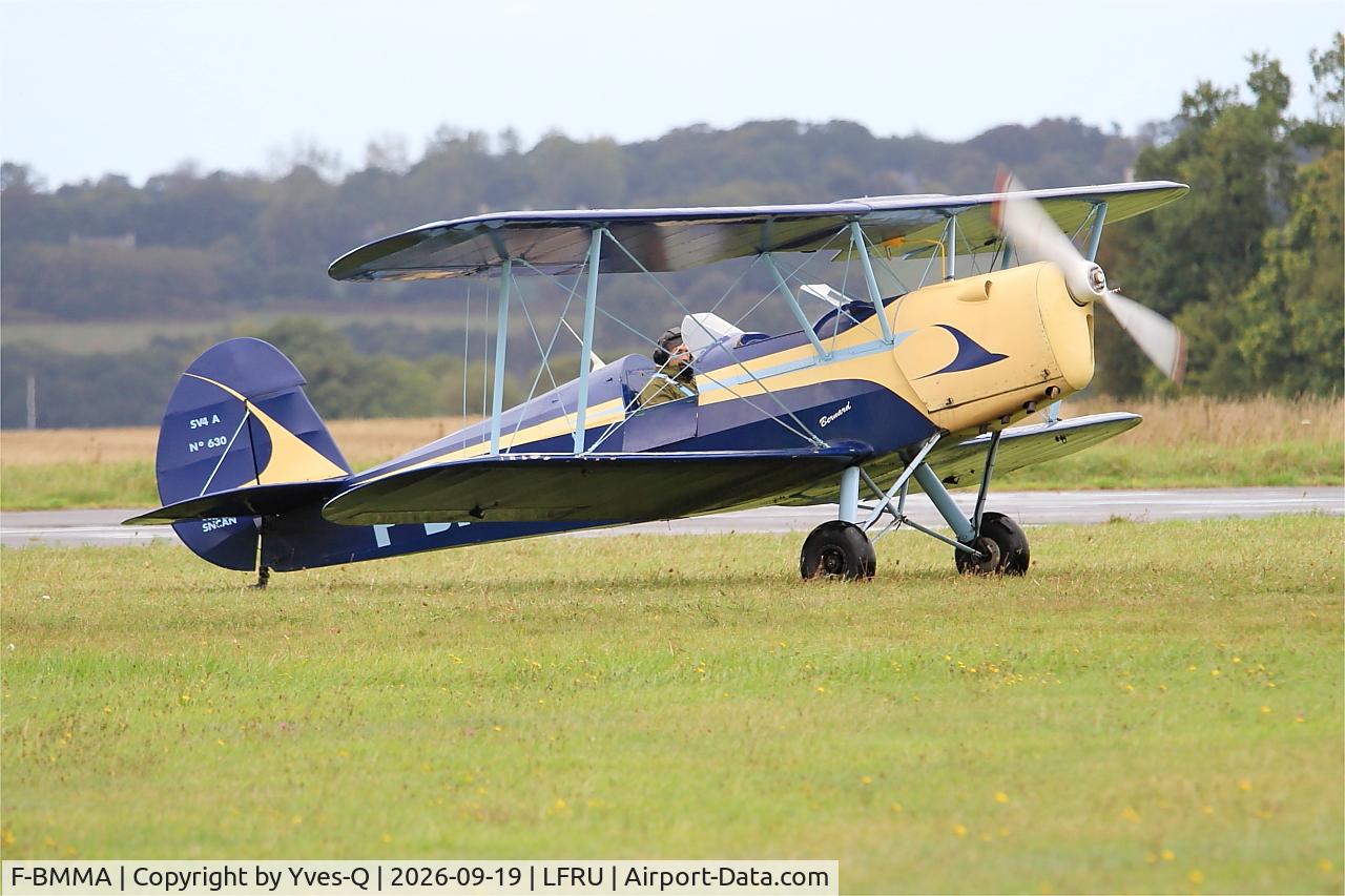 Aircraft F-BMMA, Stampe-Vertongen SV-4A, c/n 630, Stampe-Vertongen SV-4A, On display, Morlaix-Ploujean airport (LFRU-MXN), at LFRU, photo by Yves-Q