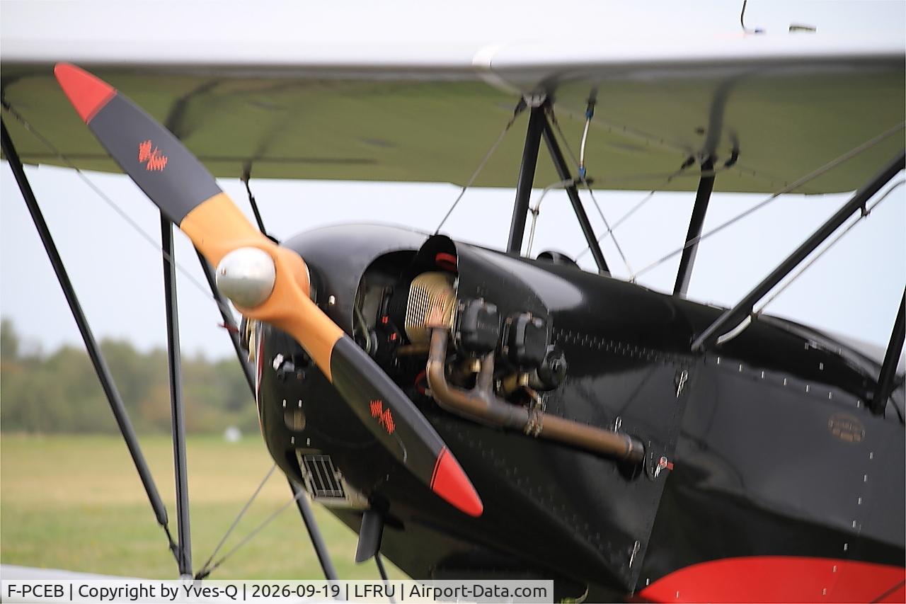 Aircraft F-PCEB, Hatz CB-1, c/n 639, Hatz CB-1, Engine close up view, Morlaix-Ploujean airport (LFRU-MXN), at LFRU, photo by Yves-Q