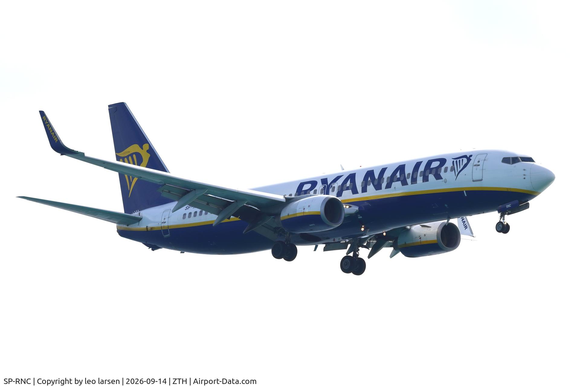 Aircraft SP-RNC, 2011 Boeing B-737-8AS, c/n 40305 l/n 3556, Zakynthos 14 .9.2026. Ex EI-ENX, at ZTH, photo by leo larsen