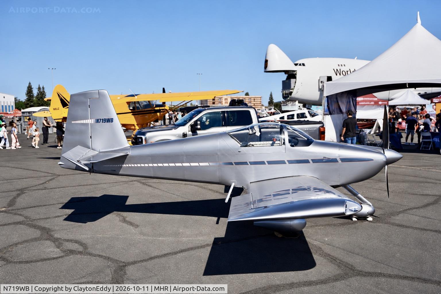 Aircraft N719WB, 2010 Vans RV-7A, c/n 001, California Capital Airshow 2026, at MHR, photo by ClaytonEddy