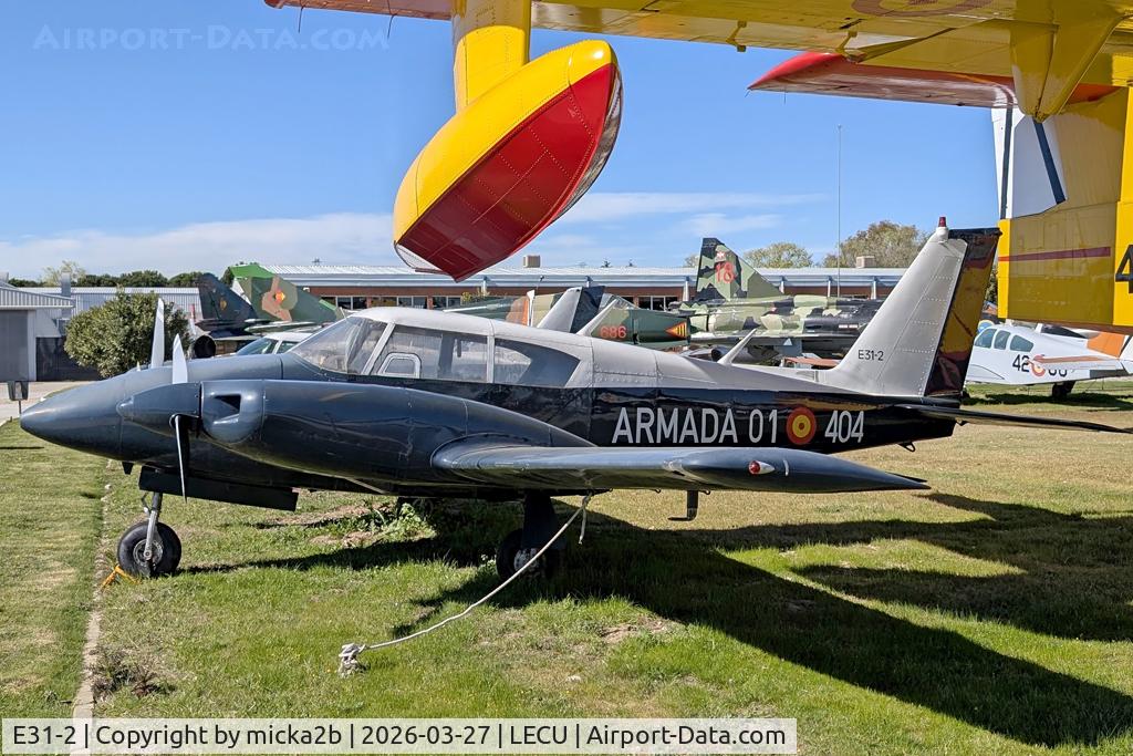 Aircraft E31-2, 1964 Piper PA-30-160 Twin Comanche Twin Comanche, c/n 30-683, Preserved, at LECU, photo by micka2b