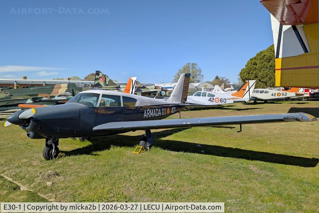 Aircraft E30-1, 1964 Piper PA-24-260 Comanche, c/n 24-4071, Preserved, at LECU, photo by micka2b