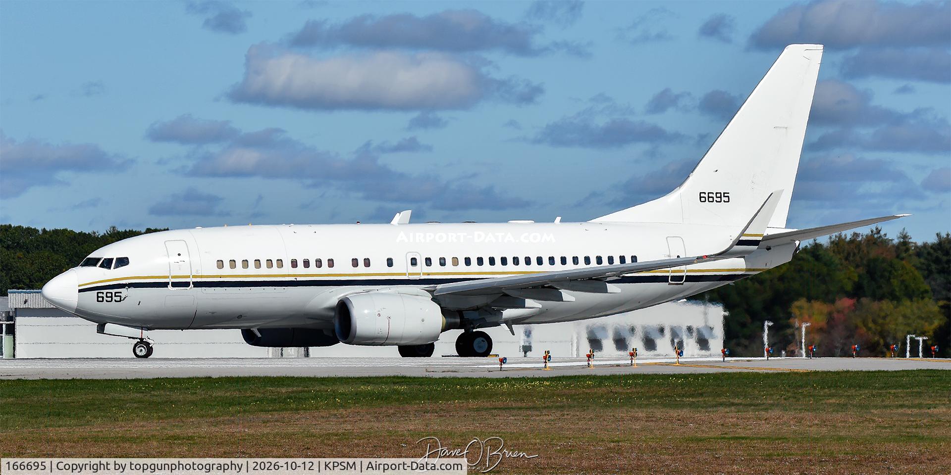 Aircraft 166695, 2010 Boeing C-40A Clipper, c/n 40574, CONVOY4817 taking RW34, at KPSM, photo by topgunphotography