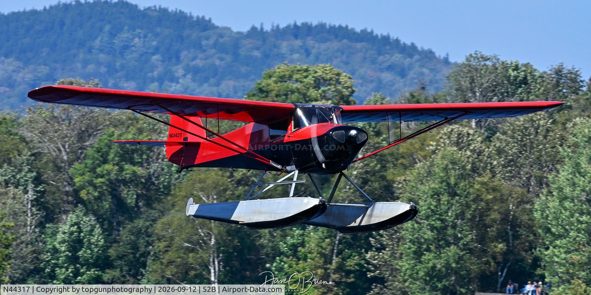 Aircraft N44317, 1946 Taylorcraft BC-12D1, c/n 10117, Greenville Fly in Race 2026, at 52B, photo by topgunphotography