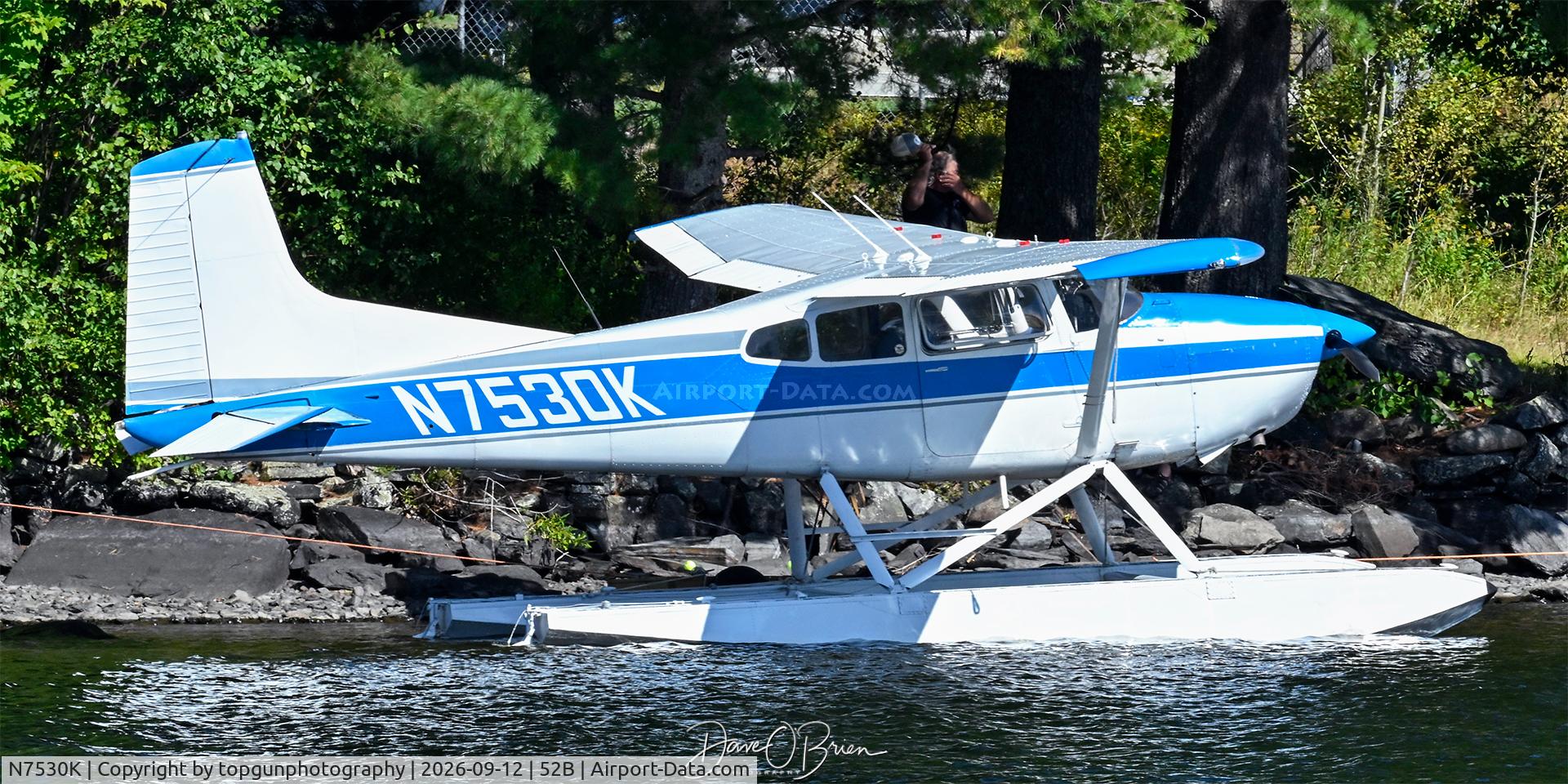 Aircraft N7530K, 1976 Cessna 180J, c/n 18052664, Greenville Fly in 2026, at 52B, photo by topgunphotography