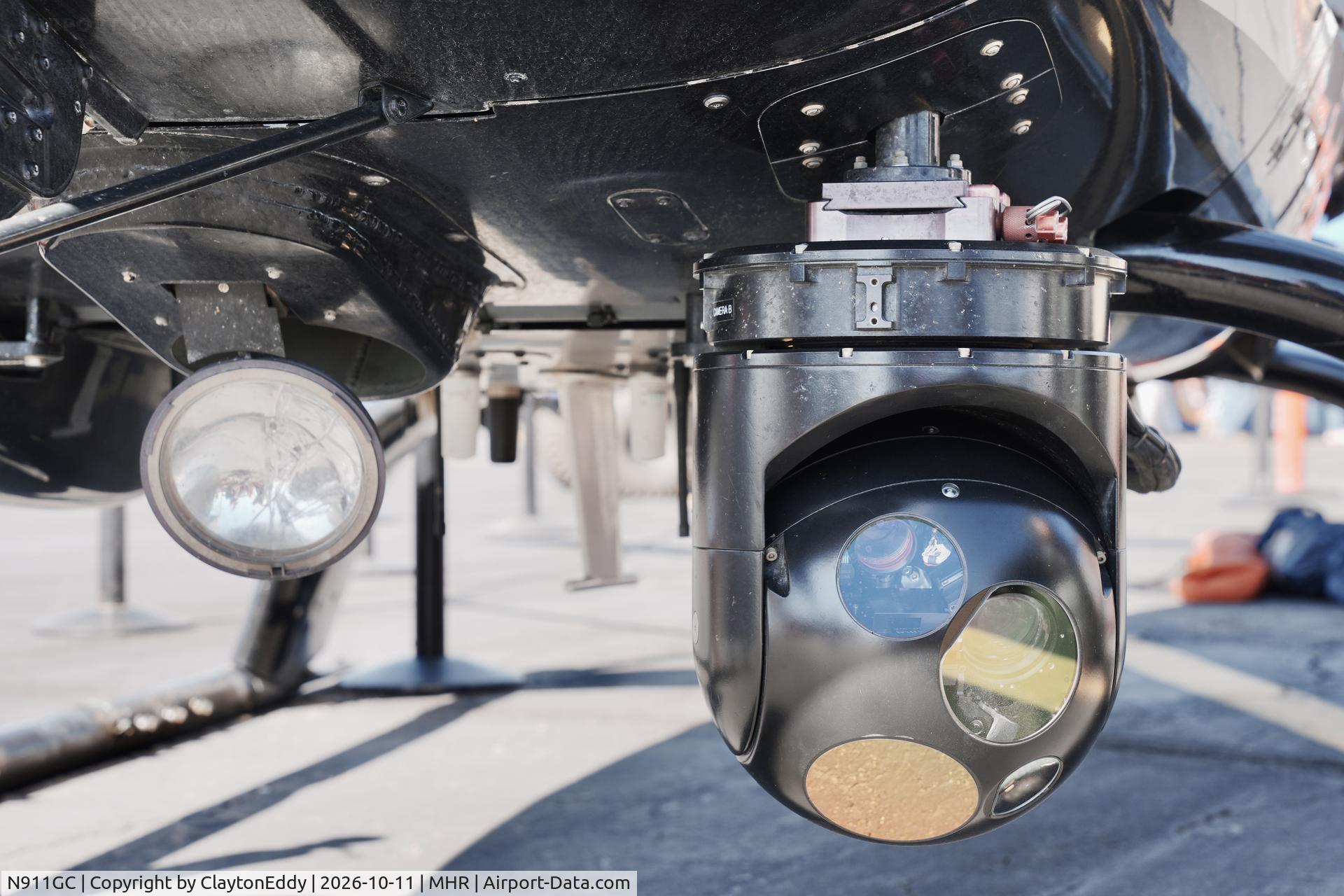 Aircraft N911GC, Bell UH-1H, c/n 66-00883, California Capital Airshow 2026, at MHR, photo by ClaytonEddy