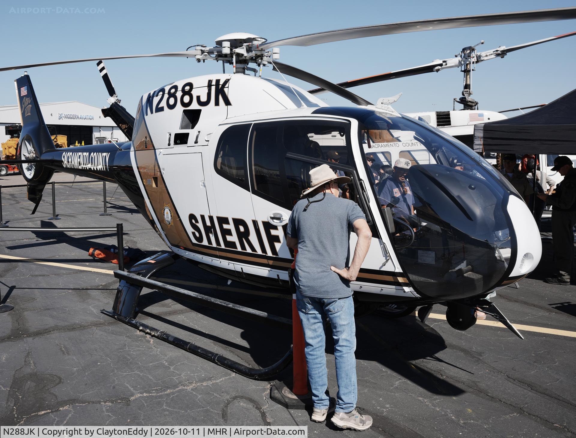 Aircraft N288JK, 2006 Eurocopter EC-120B Colibri, c/n 1400, California Capital Airshow 2026., at MHR, photo by ClaytonEddy