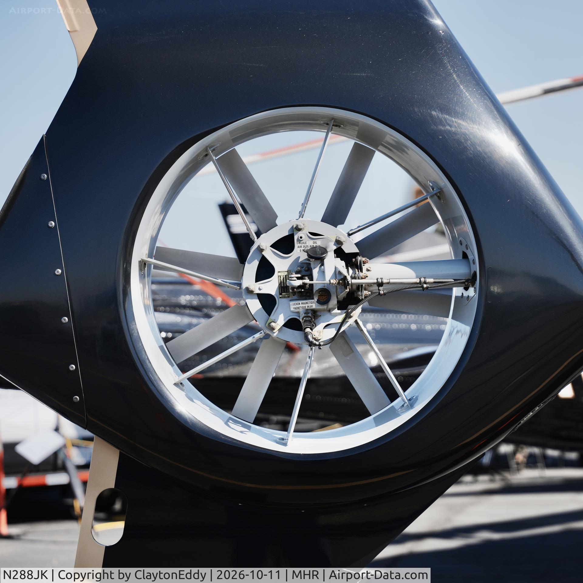 Aircraft N288JK, 2006 Eurocopter EC-120B Colibri, c/n 1400, California Capital Airshow 2026, at MHR, photo by ClaytonEddy