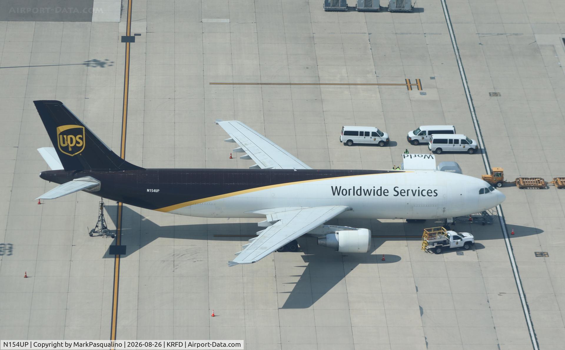 Aircraft N154UP, 2004 Airbus A300F4-622R, c/n 0840, Airbus A300F4-622R, at KRFD, photo by MarkPasqualino