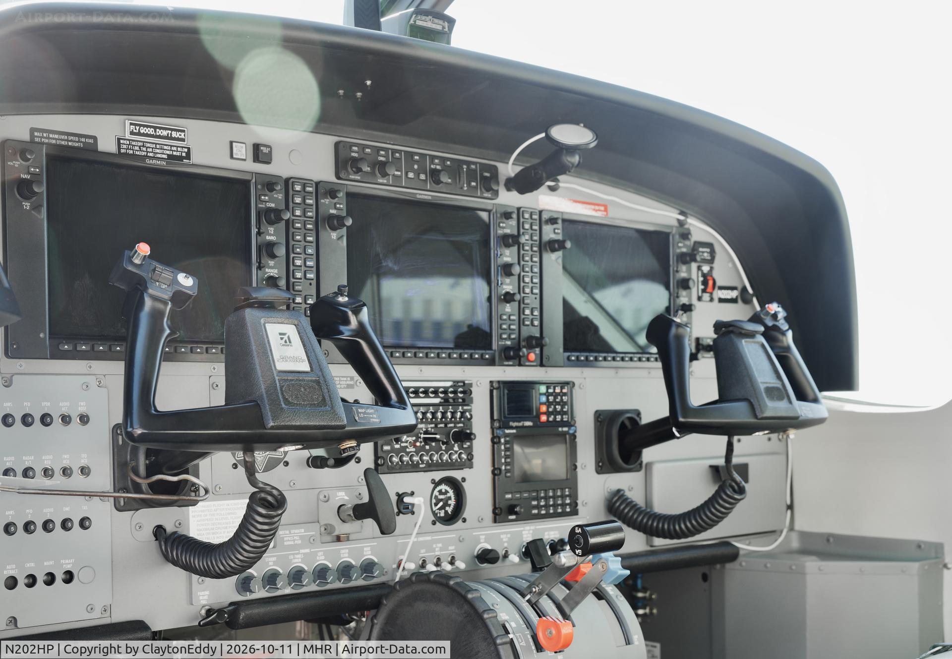 Aircraft N202HP, 2022 Textron Aviation Inc (Cessna) 208B Caravan, c/n 208B5682, California Capital Airshow 2026, at MHR, photo by ClaytonEddy