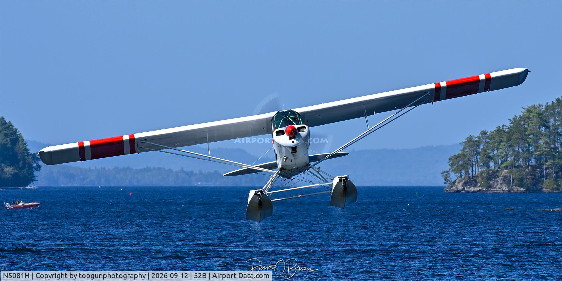 Aircraft N5081H, 1947 Piper PA-11 Cub Special, c/n 11-688, Moosehead Lake Fly in Race 2026, at 52B, photo by topgunphotography