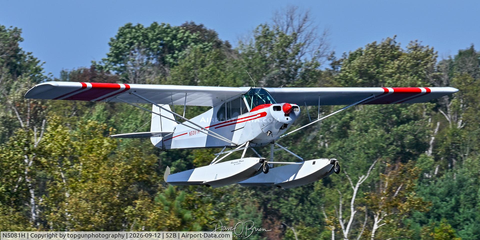 Aircraft N5081H, 1947 Piper PA-11 Cub Special, c/n 11-688, Moosehead Lake Fly in Race 2026, at 52B, photo by topgunphotography