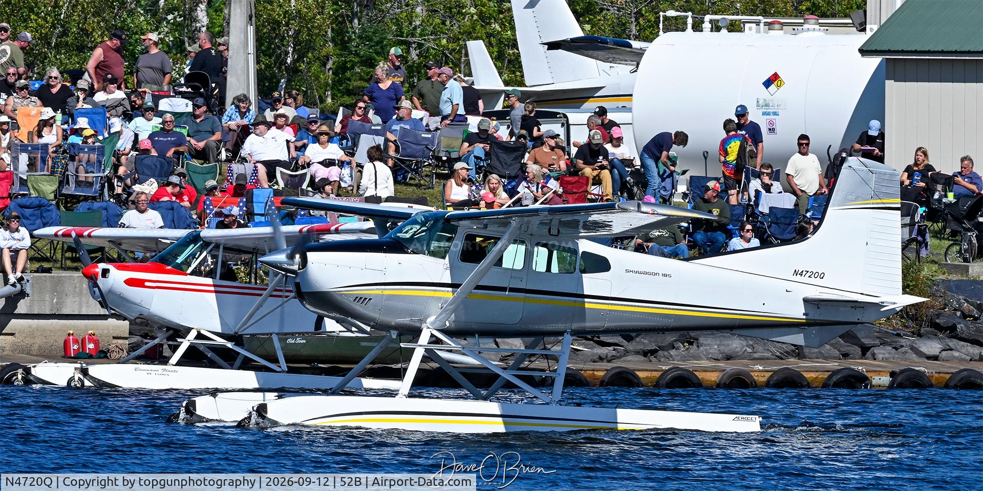 Aircraft N4720Q, 1966 Cessna A185E Skywagon 185, c/n 185-1174, Moosehead Lake Fly in 2026, at 52B, photo by topgunphotography