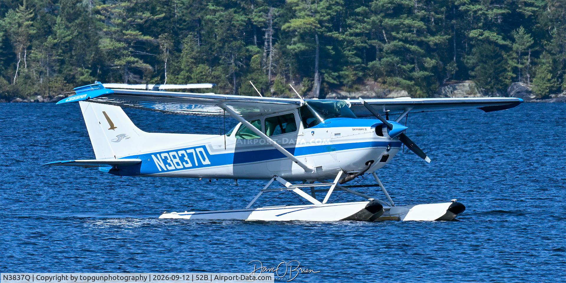 Aircraft N3837Q, 1971 Cessna 172L, c/n 17259937, Moosehead Lake Fly in 2026, at 52B, photo by topgunphotography