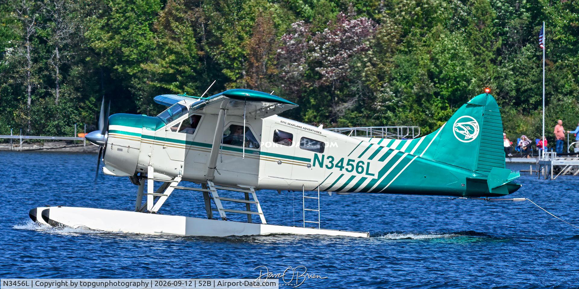 Aircraft N3456L, 1952 De Havilland Canada DHC-2 Beaver, c/n 488/1272, Moosehead Lake Fly in 2026, at 52B, photo by topgunphotography