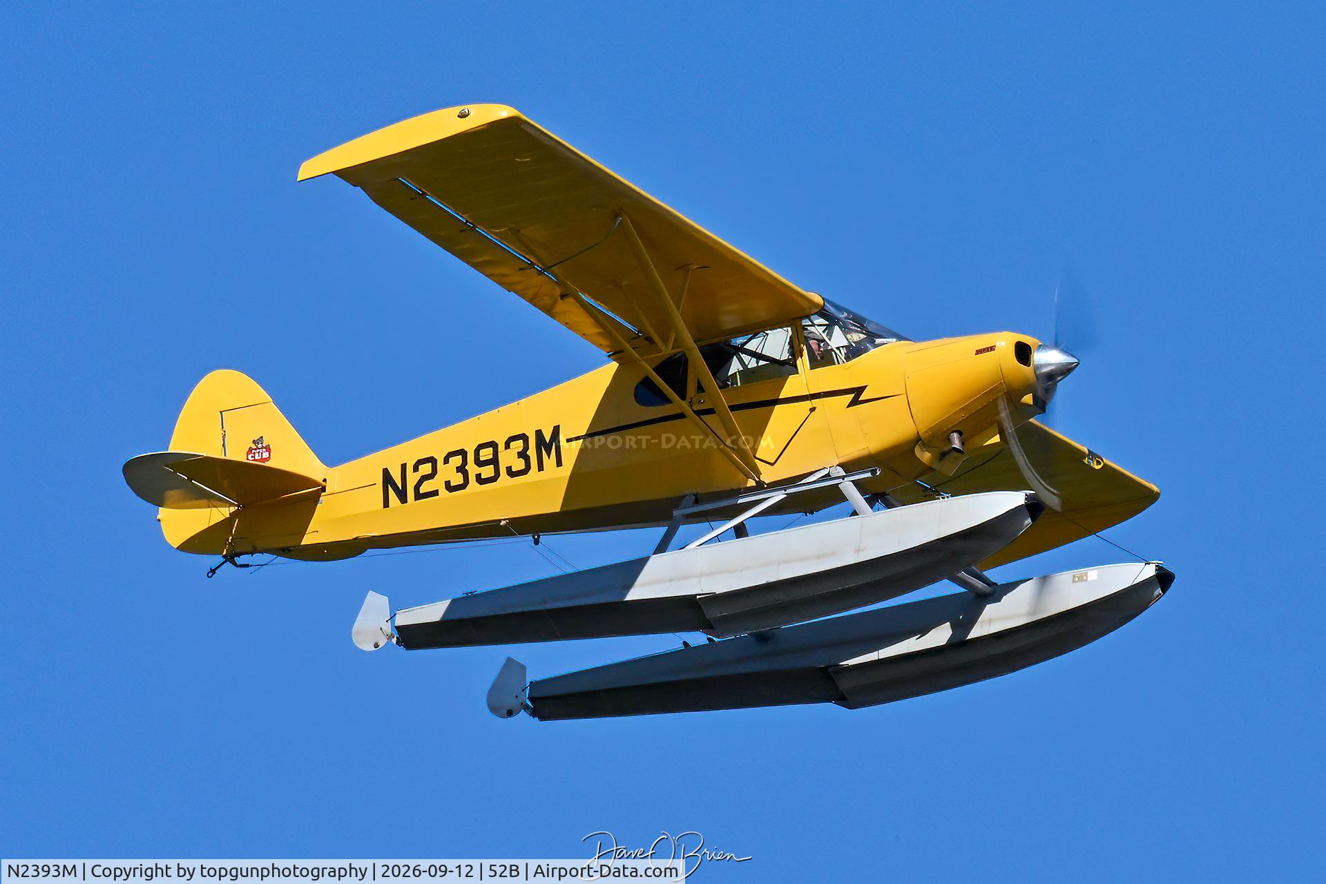 Aircraft N2393M, 1946 Piper PA-12 Super Cruiser, c/n 12-1634, Greenville Fly in 2026, at 52B, photo by topgunphotography