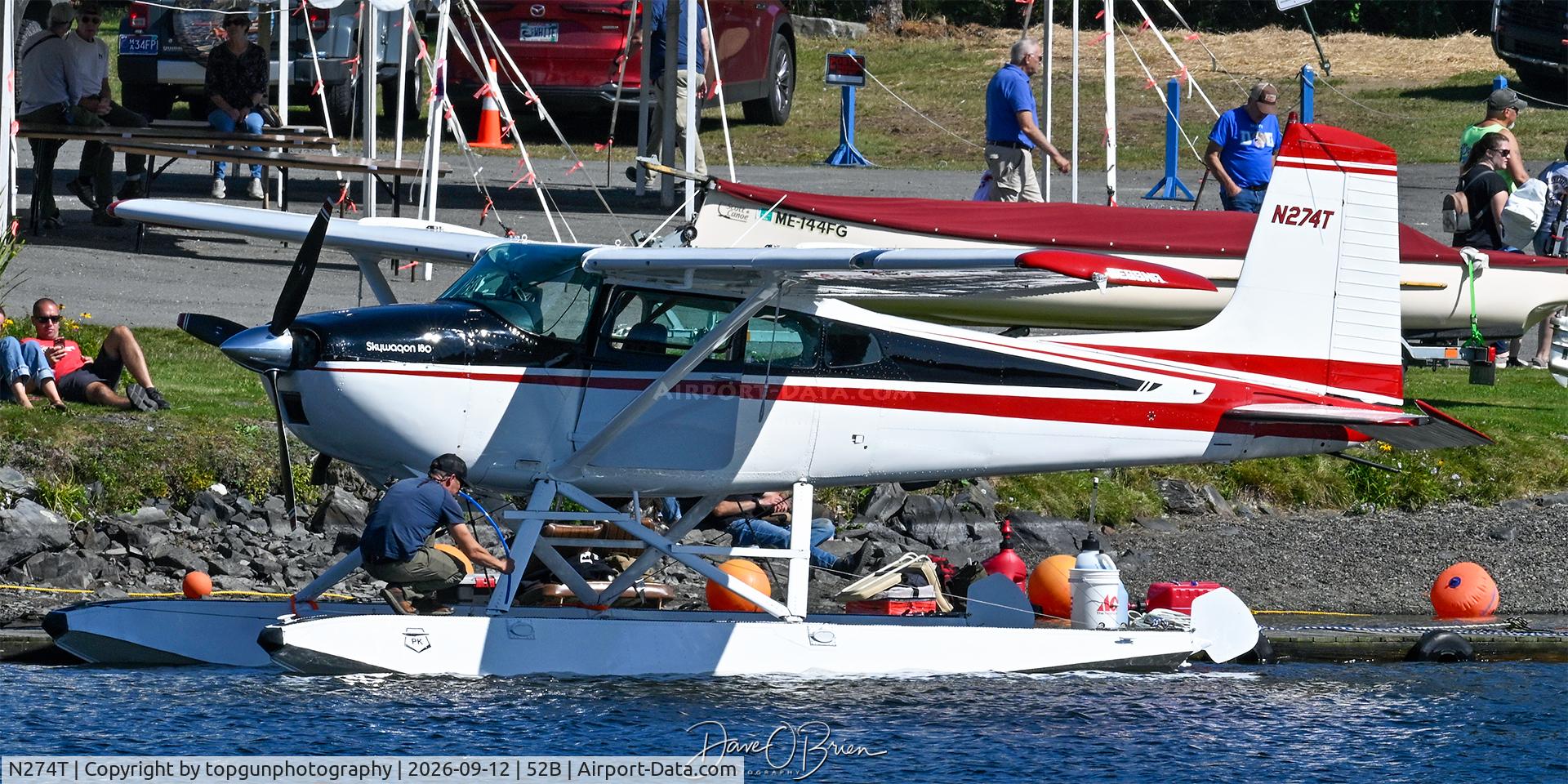 Aircraft N274T, 1972 Cessna 180H Skywagon, c/n 18052244, Greenville Fly in 2026, at 52B, photo by topgunphotography