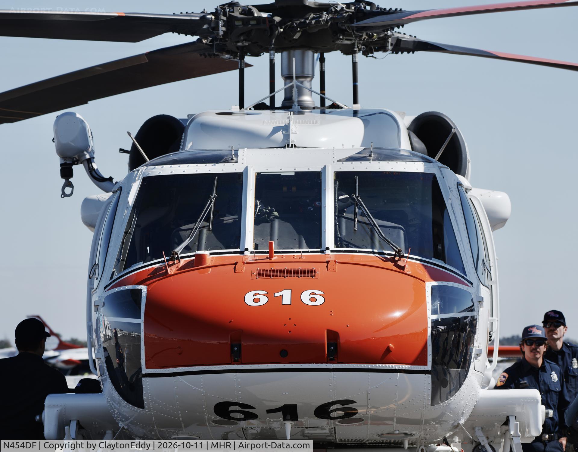 Aircraft N454DF, 2024 Sikorsky Aircraft Corp. S-701, c/n 705356, California Capital Airshow 2026, at MHR, photo by ClaytonEddy