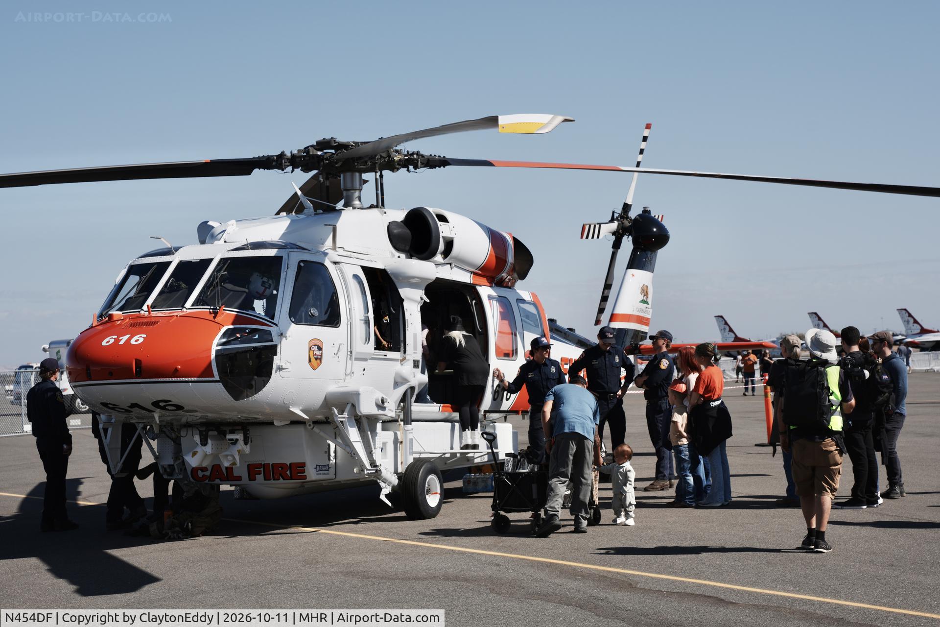 Aircraft N454DF, 2024 Sikorsky Aircraft Corp. S-701, c/n 705356, California Capital Airshow 2026., at MHR, photo by ClaytonEddy