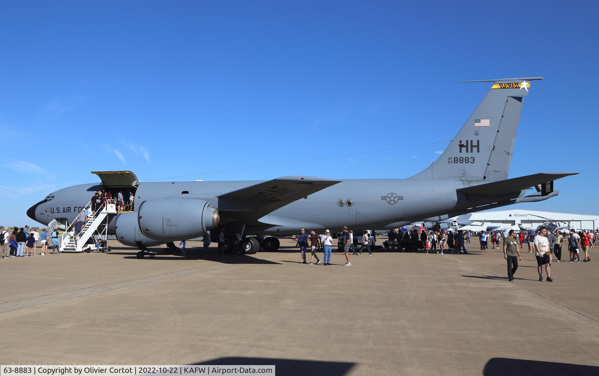 Aircraft 63-8883, 1963 Boeing KC-135R Stratotanker, c/n 18731, 2022 Airshow, at KAFW, photo by Olivier Cortot