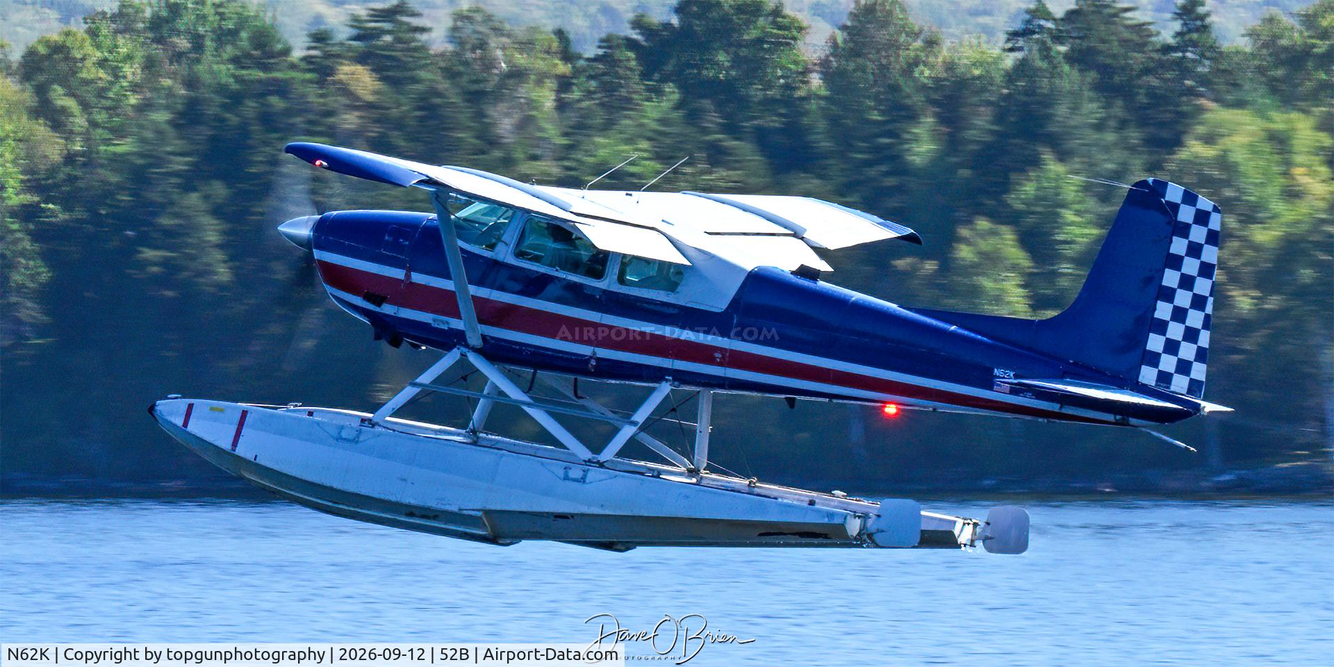 Aircraft N62K, 1962 Cessna 180E, c/n 18051115, Practicing their takeoffs in the west cove Greenville Fly in 2026, at 52B, photo by topgunphotography