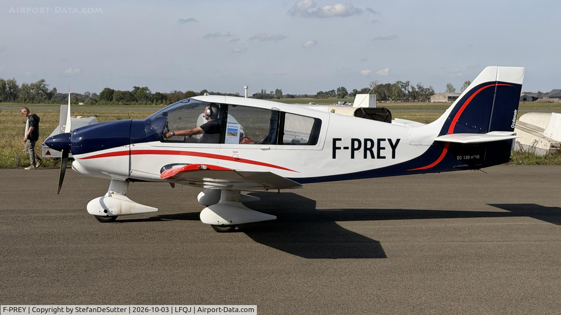 Aircraft F-PREY, 2011 Tissot-Charbonnier TC-120 Oceanair, c/n 10, Fly in, at LFQJ, photo by StefanDeSutter