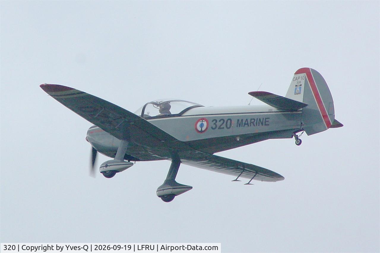 Aircraft 320, Mudry CAP 10 B, c/n 320, Mudry CAP10-B, On display, Morlaix-Ploujean airport (LFRU-MXN), at LFRU, photo by Yves-Q